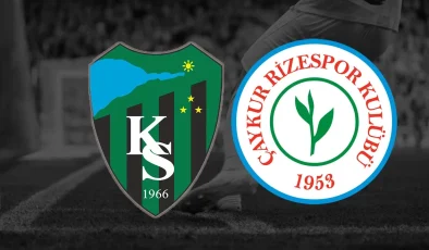 Kocaelispor ile Çaykur Rizespor arasındaki maç ne zaman başlayacak?