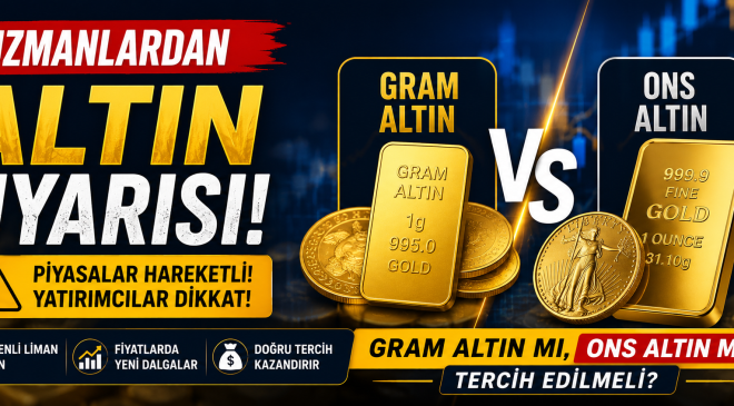 Uzmanlardan Altın Uyarısı! Gram Altın mı Ons Altın mı Tercih Edilmeli?